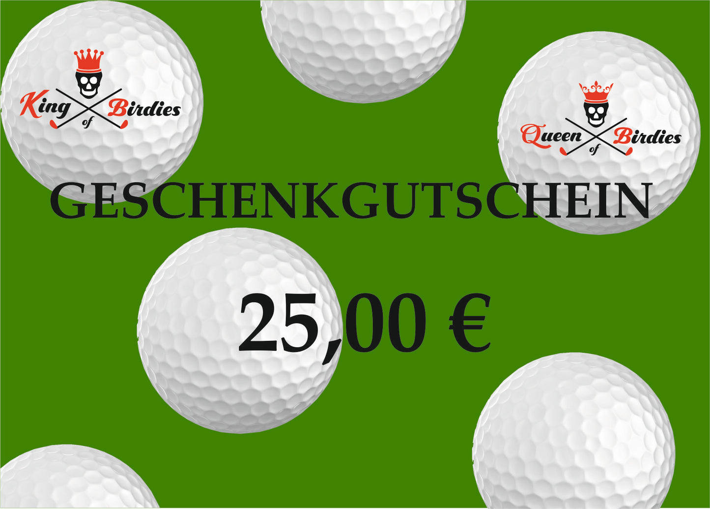Geschenkgutschein King of Birdies/Queen of Birdies