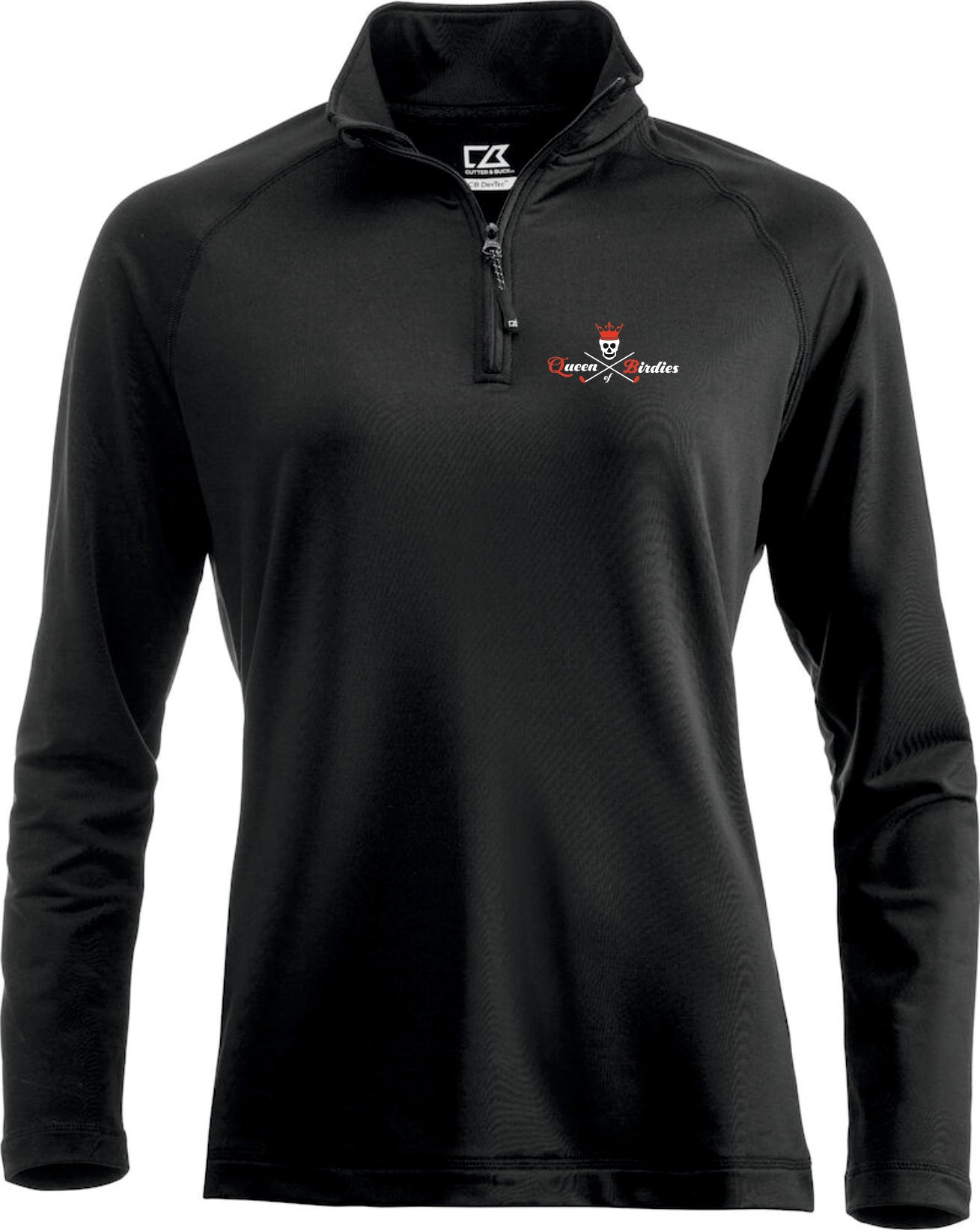 Cutter & Buck Half Zip Damen "Queen of Birdies"