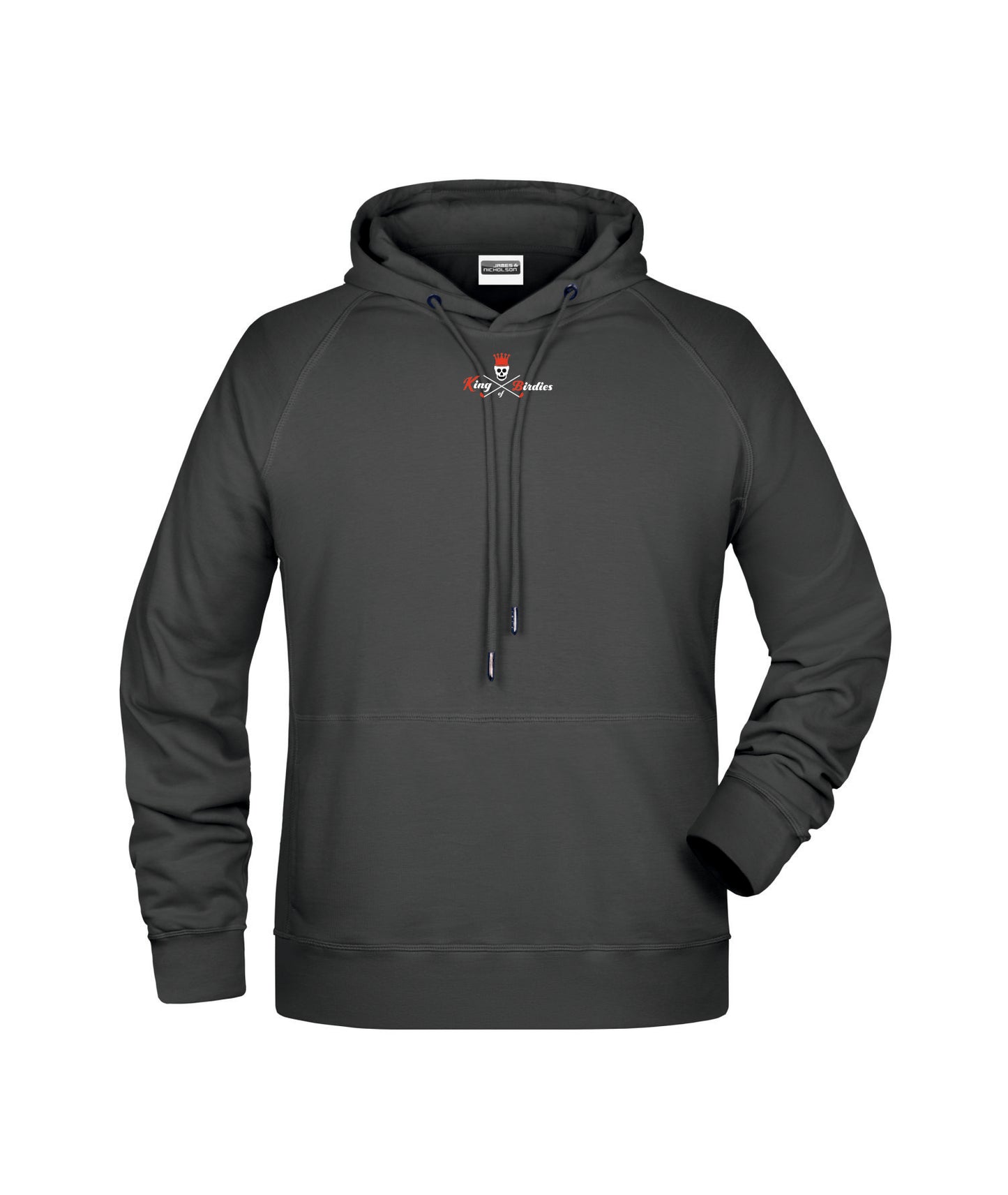 James & Nicholson Hoody Herren "King of Birdies" mit Stickerei