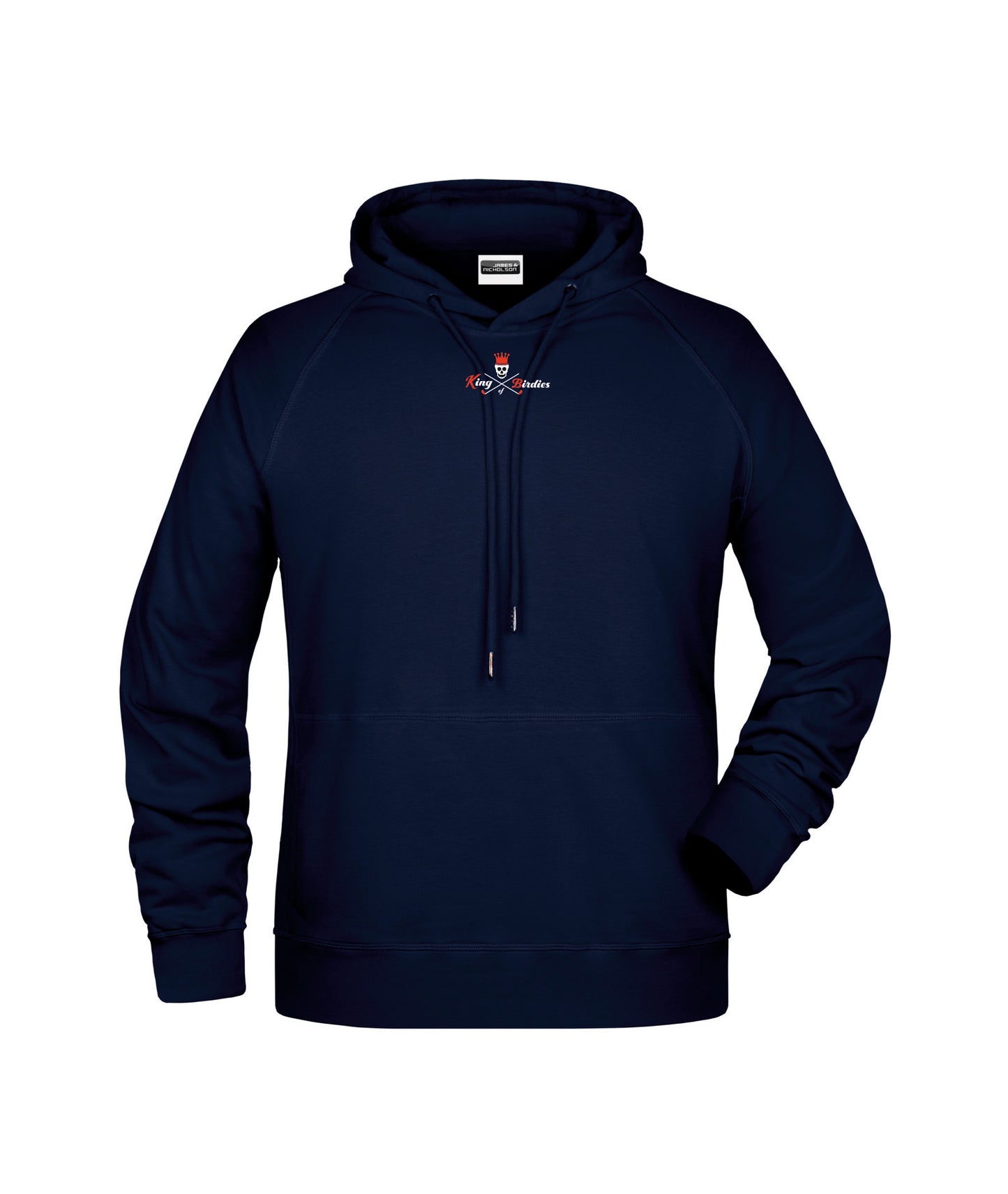 James & Nicholson Hoody Herren "King of Birdies" mit Stickerei