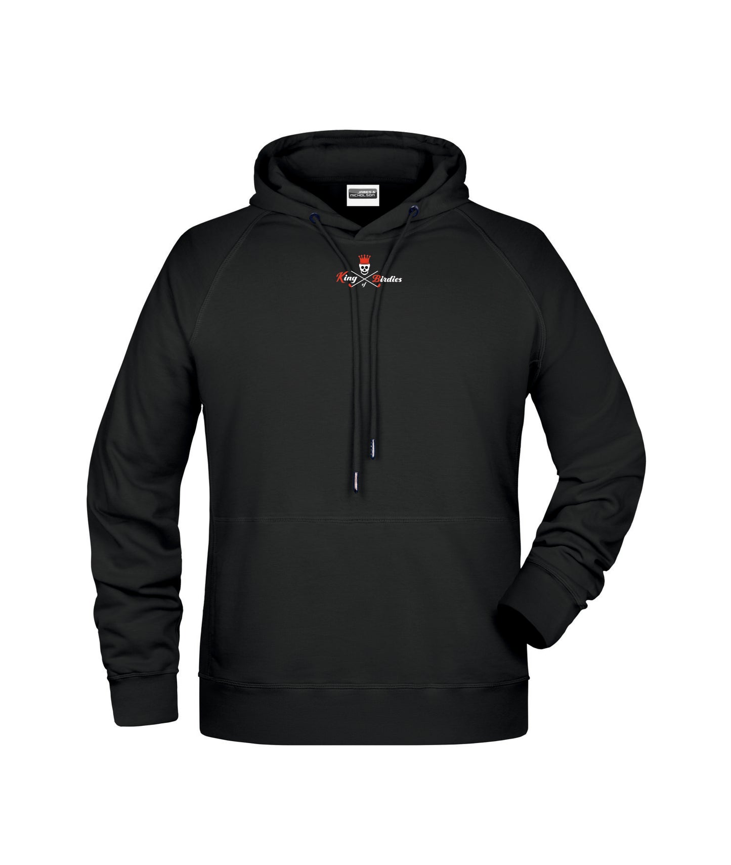 James & Nicholson Hoody Herren "King of Birdies" mit Stickerei