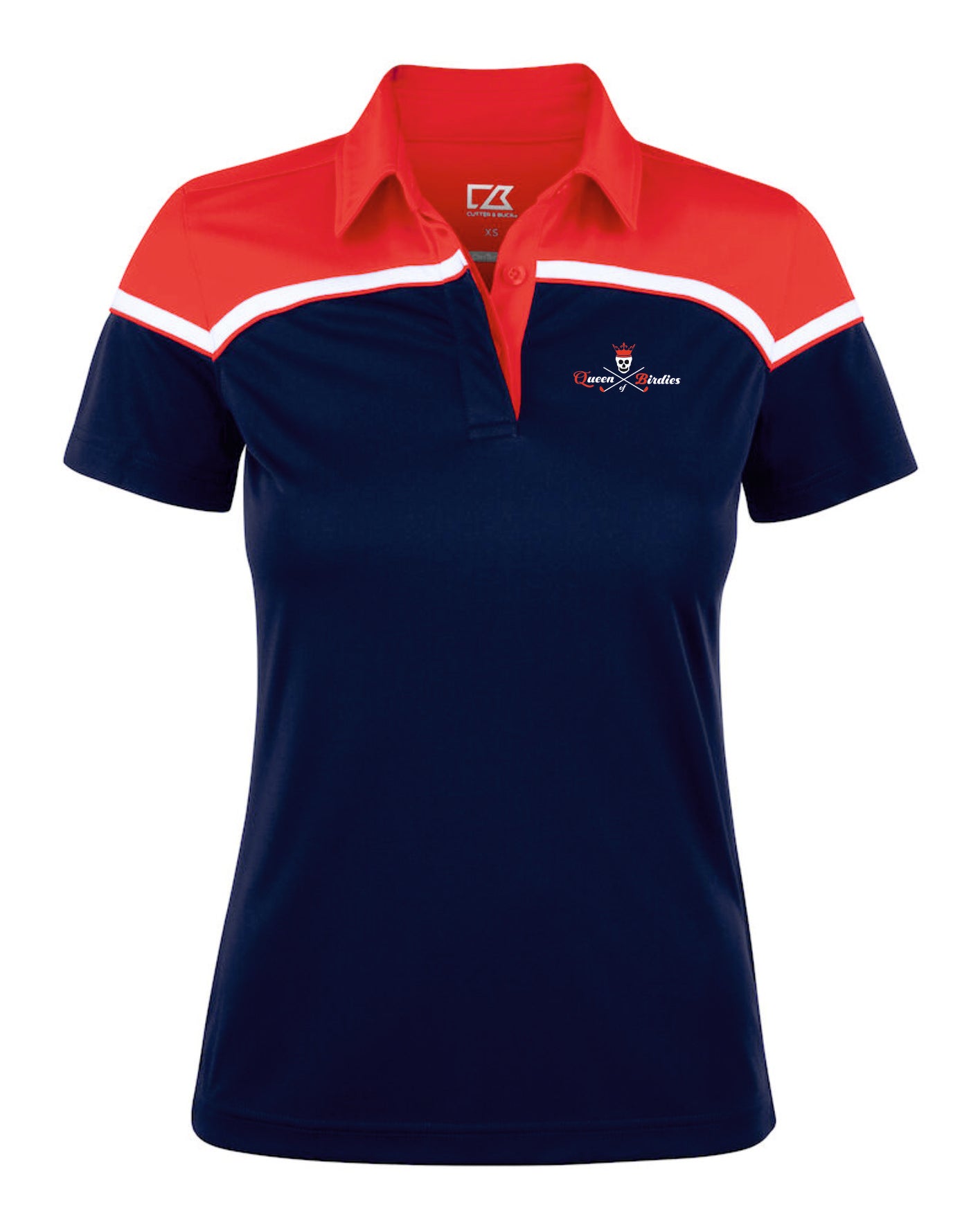 Cutter & Buck Seabeck Polo Damen "Queen of Birdies"