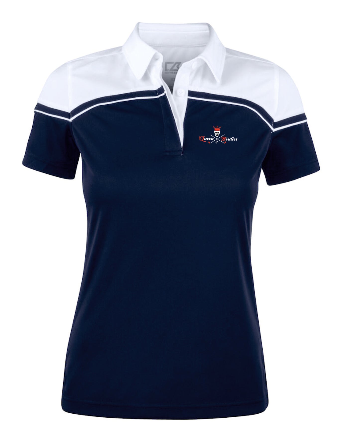 Cutter & Buck Seabeck Polo Damen "Queen of Birdies"