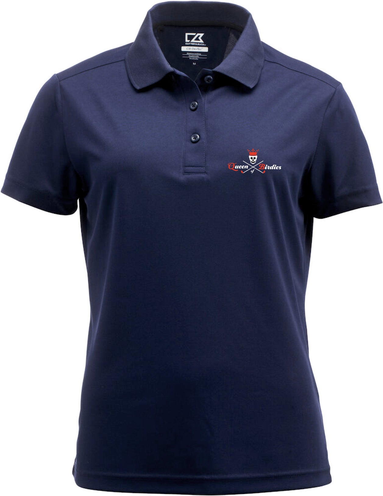 Cutter & Buck Kelowna Polo Damen "Queen of Birdies"