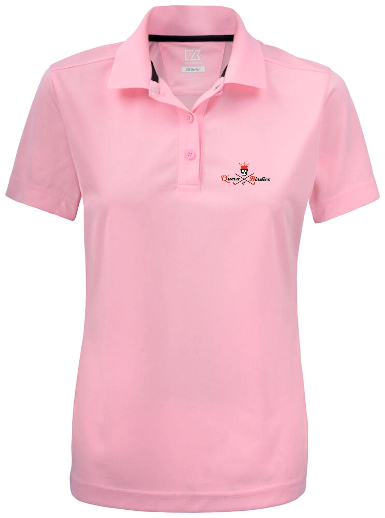 Cutter & Buck Kelowna Polo Damen "Queen of Birdies"