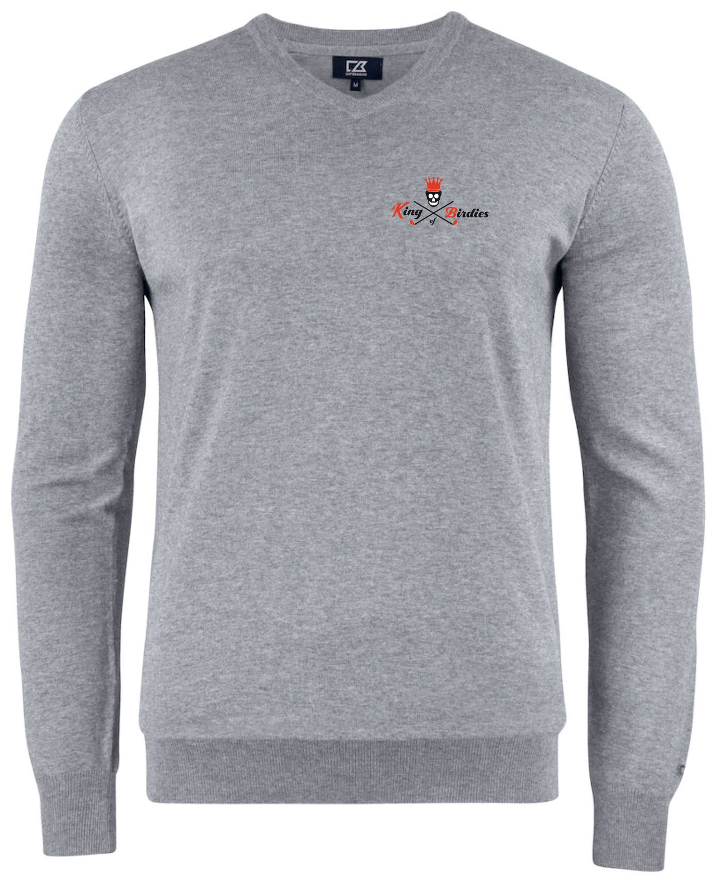 Cutter & Buck V-Neck Pullover Herren "King of Birdies"