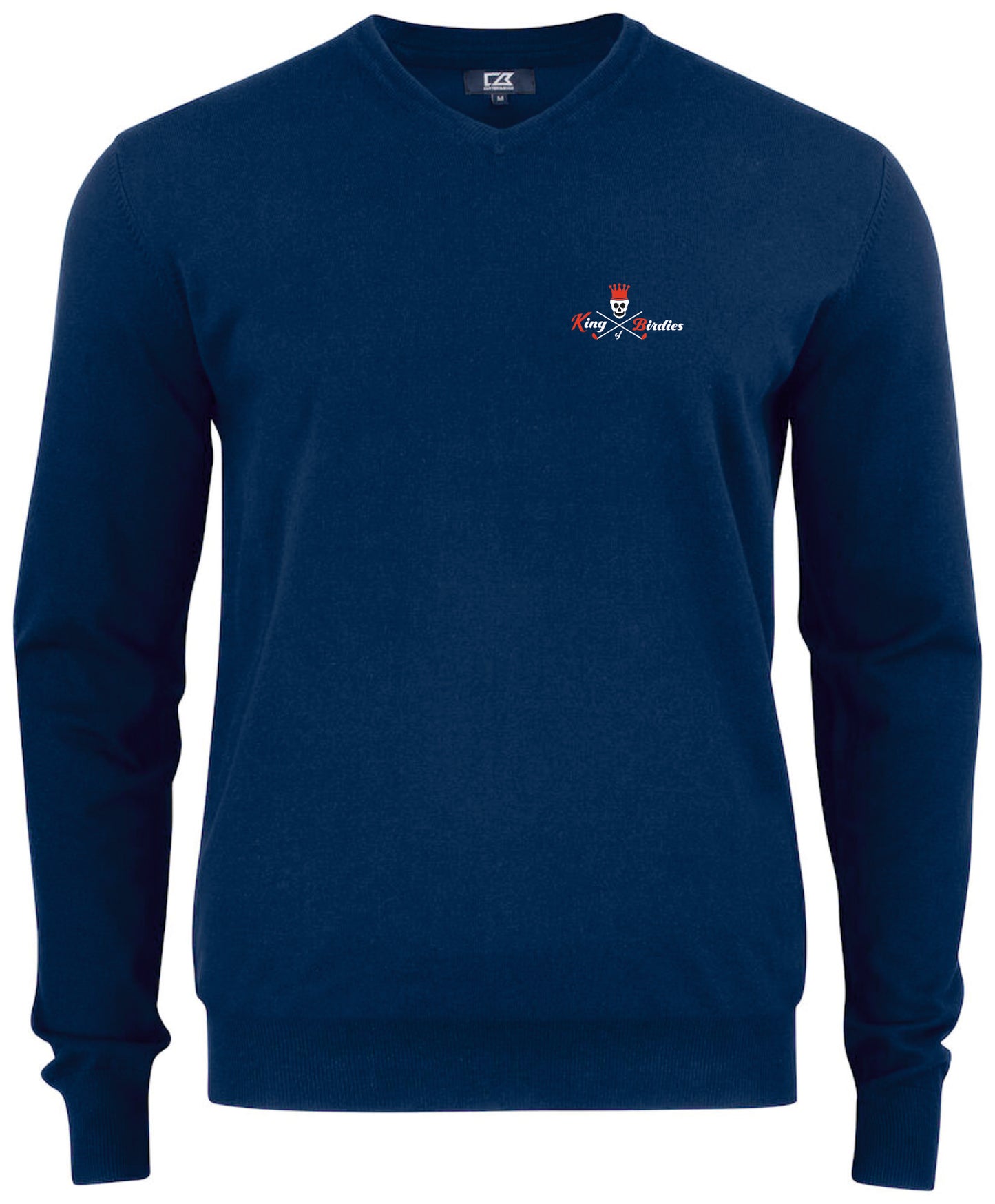 Cutter & Buck V-Neck Pullover Herren "King of Birdies"