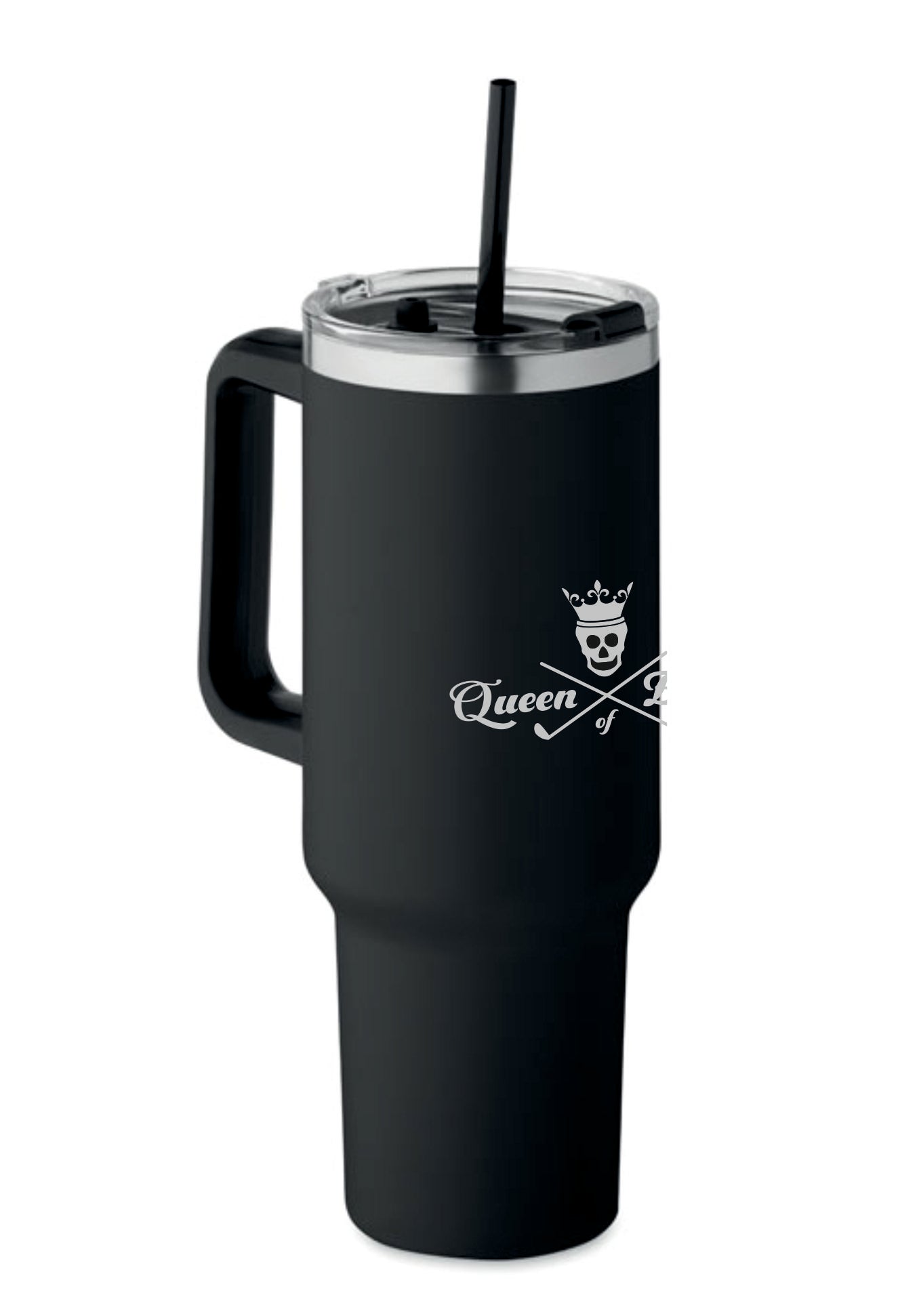 Trendiger Trinkbecher 1200 ml "Queen of Birdies"